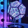 Lampe de nuit LED dodécaèdre avec effet infini - Lampe à Voir les images du produit 11