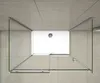 U-Form Duschkabine 120x195cm Schiebetür mit 90x90x195cm Produktbild-Vorschau 3