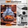 Fritéza COSTWAY 4 l/1,7 l, multifunkční fritéza 6 v 1, 1500 Náhled obrázku produktu 6