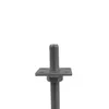 A close-up of a metal threaded rod with a square plate and a nut attached. Produktbild-Vorschau