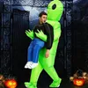 Alien Kostüm, Aufblasbares Halloween Kostüm, Aufblas Anzug, Produktbild-Vorschau 5