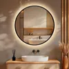 S'AFIELINA miroir salle de bain LED 60 cm rond, tactile, Voir les images du produit 1