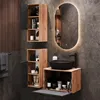 Planetmöbel Waschtischunterschrank Astra 60 cm Gold Produktbild-Vorschau 5