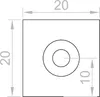 SUPERMAGNETE Quadermagnet 20x20x4mm, Haftkraft 7,5 kg Produktbild-Vorschau 3
