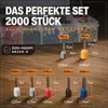 BAURIX® Sechskant Crimpzange mit 2000 Aderendhülsen Set, Produktbild-Vorschau 4