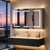 INONEFT Armoire miroir pour salle de bain avec éclairage et Voir les images du produit 1