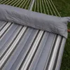 Stabhängematte beige/grau mit Kissen - gefüttert Olefin Produktbild-Vorschau 2