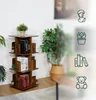 Relaxdays Bücherregal, 360 Grad drehbar, 3 Ebenen, Produktbild-Vorschau 3