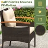 Set di mobili da giardino KOMFOTTEU, composto da 3 pezzi: 2 Anteprima dell’immagine prodotto 2