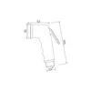 tecuro Bidet WC Handbrause SHATTAF, 1-strahlig, 1/2 Zoll Produktbild-Vorschau 5