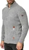 Red Bridge Herren Strickjacke Cardigan mit Stehkragen Basic Produktbild-Vorschau 1
