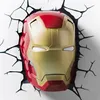 Marvel Avengers Iron Man Maske 3D-Wandlicht mit Wandsticker Produktbild-Vorschau 8