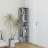 vidaXL Półka narożna szara Sonoma 33x33x164,5 cm materiał Podgląd zdjęcia produktu 9