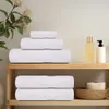 vidaXL Duschtücher FROGN 10 Stk. Weiß 70x140 cm 360 g/m² Produktbild-Vorschau 2