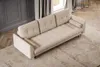 Sofa mit Schlaffunktion und Bettkaste Couch Dunkelblau Produktbild-Vorschau 8