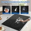 AMZCHEF Glaskeramikkochfeld 60 cm, 4 Zonen, 7200 W, 9 Produktbild-Vorschau 7