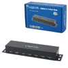 LogiLink USB 2.0 Hub für Wandmontage 7 Port Metallgehäuse Produktbild-Vorschau 3