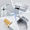 Auralum Waschtischarmatur Hoch Wasserfall Wasserhahn + Produktbild-Vorschau 4