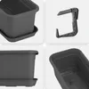 KADAX Jardinière avec soucoupe et support de jardinière Voir les images du produit 6