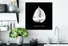 MuchoWow® Poster Blatt - Zitate - Schwarz - Weiß 50x50 cm - Produktbild-Vorschau 3