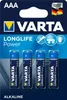 AAA VARTA Micro Alkaline Longlife Power LR03 4Pack Produktbild-Vorschau 1