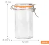 Sklenené poháre na konzervovanie Relaxdays, sada 6 ks, 500 Náhľad obrázku produktu 4