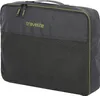 A dark gray packing cube with a mesh front and lime green trim. Anteprima dell’immagine prodotto