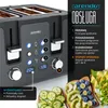 Toster Arendo, 4 krótkie szczeliny, na 4 kromki, 1750 W, Podgląd zdjęcia produktu 2