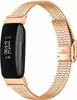 Strap-it Fitbit Inspire Edelstahlarmband (Roségold) Produktbild-Vorschau 1