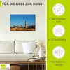 ARTland Leinwandbild Leuchtturm mit Teepott in Warnemünde I Produktbild-Vorschau 2