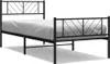Postel s čelem a nohou kovová 80x200 cm Náhled obrázku produktu 1