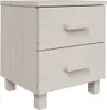 VidaXL 340409, Biały, MDF, Drewno sosnowe, HAMAR, 400 mm, Podgląd zdjęcia produktu 3