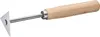 Dreikant-Schaber 60 mm Klinge aus Stahl mit Holzgriff zum Produktbild-Vorschau 1