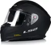 A black motorcycle helmet on a white background. Anteprima dell’immagine prodotto