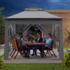 Puluomis Faltpavillon Gartenpavillon Pop Up 2.7 x 2.7m Produktbild-Vorschau 8