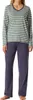 Schiesser Damen Schlafanzug lang mineral Serie Casual Produktbild-Vorschau 1
