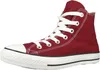 A single red high-top Converse Chuck Taylor All Star sneaker is shown against a white background. Produktbild-Vorschau