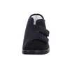A single black slipper shown from the front. Produktbild-Vorschau