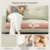 HOMCOM Sofa 2-Sitzer 124 cm Kleine Couch mit Armlehne, Produktbild-Vorschau 4