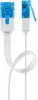 Netwerkkabel, platte kabel, 0,5m - 20m, kleur: wit, lengte: Productafbeelding-voorbeeld 1