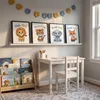 Postertech 4er Kinderzimmer Poster Set Tiere mit Produktbild-Vorschau 2