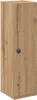 A tall, narrow cabinet with a wood-grain finish and a single black knob on the door. Podgląd zdjęcia produktu