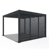 Horizontale Lamellenwand für Pergola | aus Aluminium | 3 Produktbild-Vorschau 3
