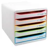Exacompta Schubladenbox Big Box Plus 5 offene Schubladen Produktbild-Vorschau 2