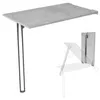 Table pliante murale avec pied Plateau 80x50 cm en aspect Voir les images du produit 1