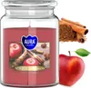 AURA vonná svíčka APPLE - CINNAMON 100h snd99-87 Náhled obrázku produktu 2