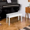 HOMCOM Klavierhocker Klavierbank traditionellen Produktbild-Vorschau 2