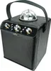 A black Bluetooth party speaker with a disco ball on top. Produktbild-Vorschau