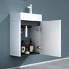 doporro Mobile Bagno Sospeso 46cm Bianco Opaco, Mobile Anteprima dell’immagine prodotto 6