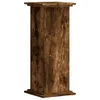 vidaXL Stojan na rastliny údený dub 33x33x80 cm materiál na Náhľad obrázku produktu 4